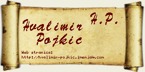 Hvalimir Pojkić vizit kartica
